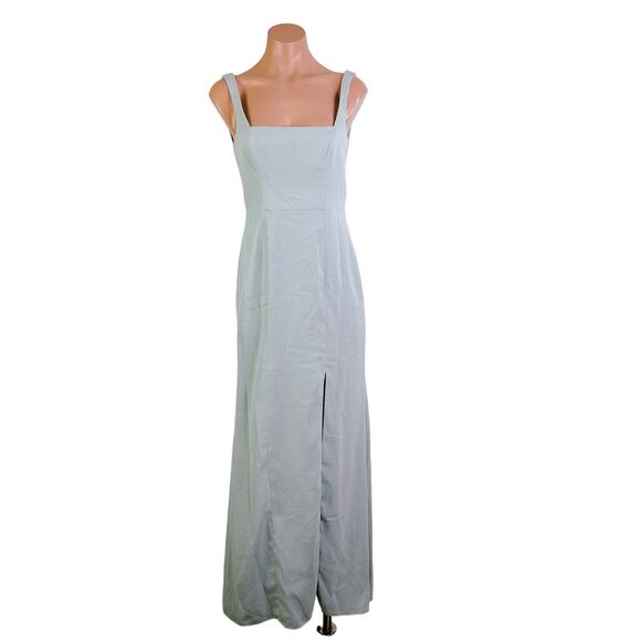 Bella Bridesmaids BB136 Square Neck Maxi Dress Alternate Rachel Green Friends 0 - Picture 2 of 12